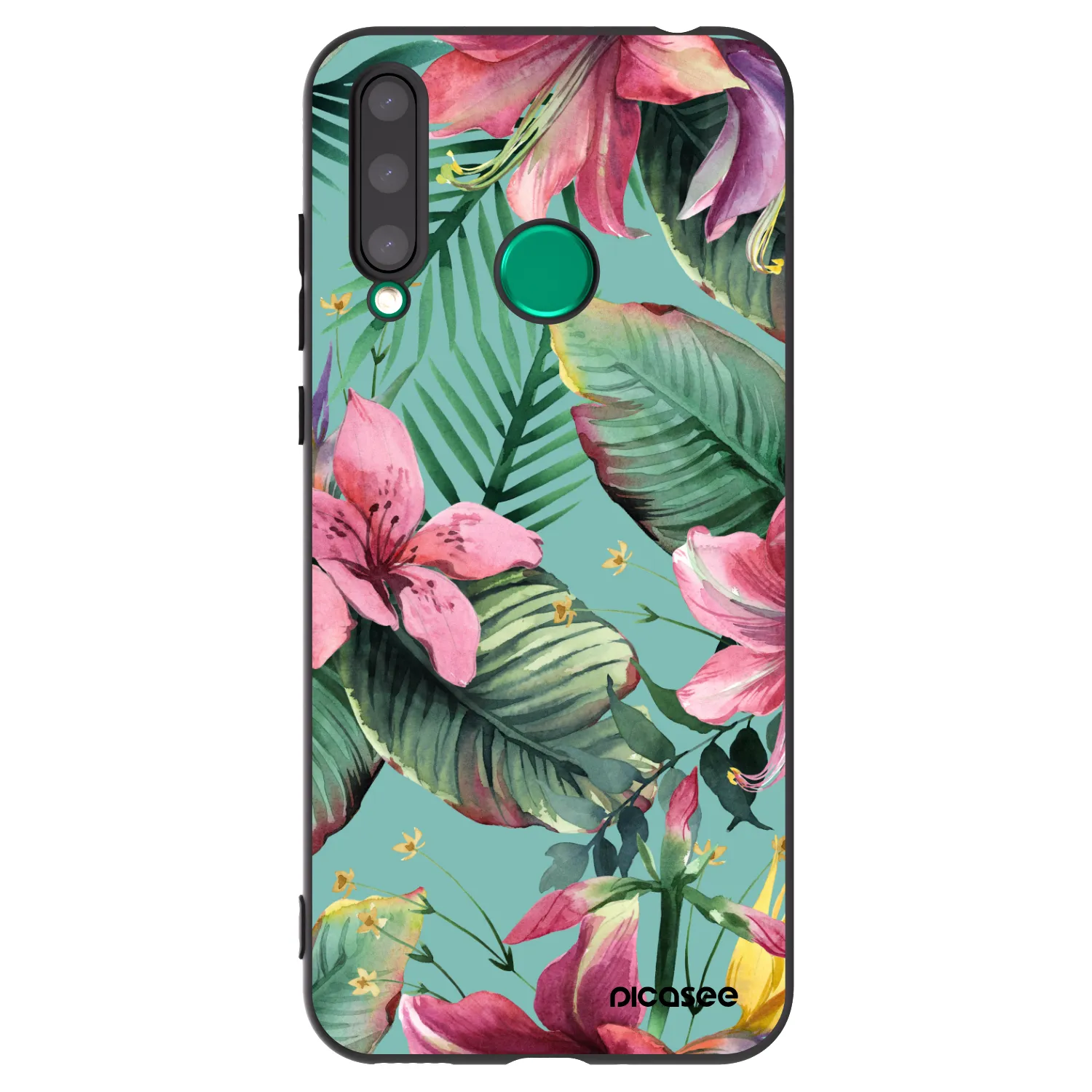Picasee Honor 20 Lite Hülle - Schwarzes Silikon - Hawaii
