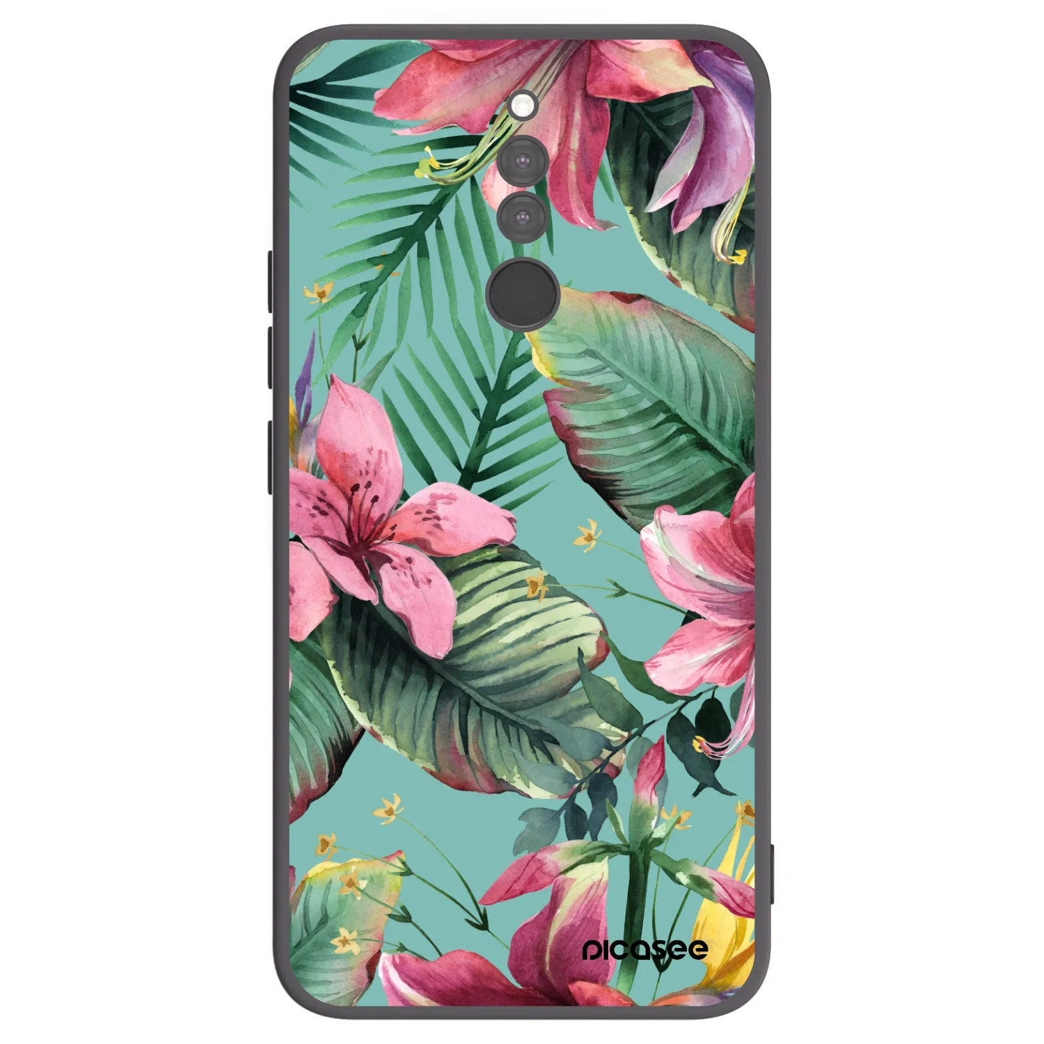 Picasee Xiaomi Redmi 8 Hülle - Schwarzes Silikon - Hawaii