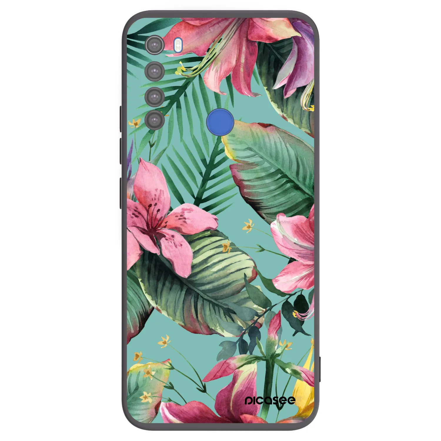 Picasee Xiaomi Redmi Note 8T Hülle - Schwarzes Silikon - Hawaii