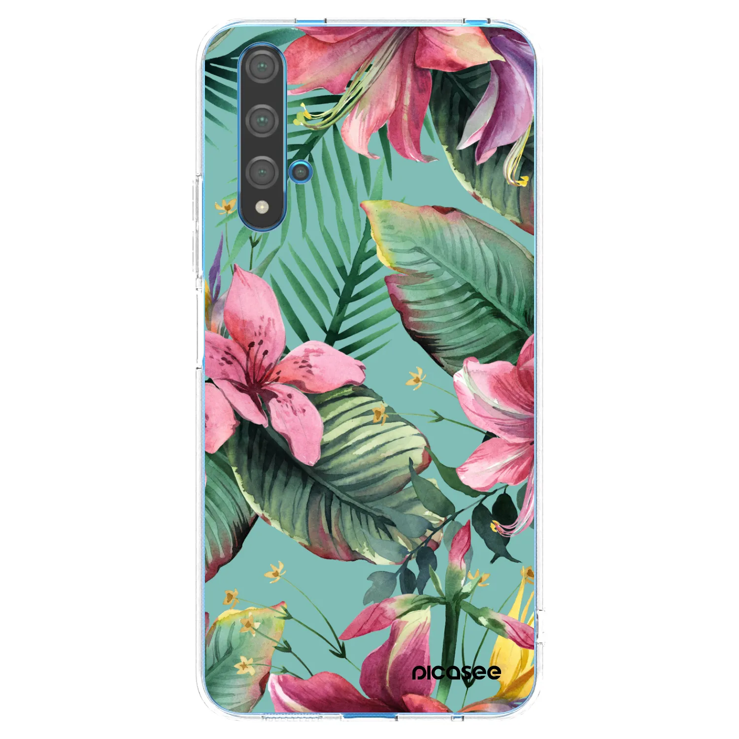 Picasee Huawei Nova 5T Hülle - Transparentes Silikon - Hawaii