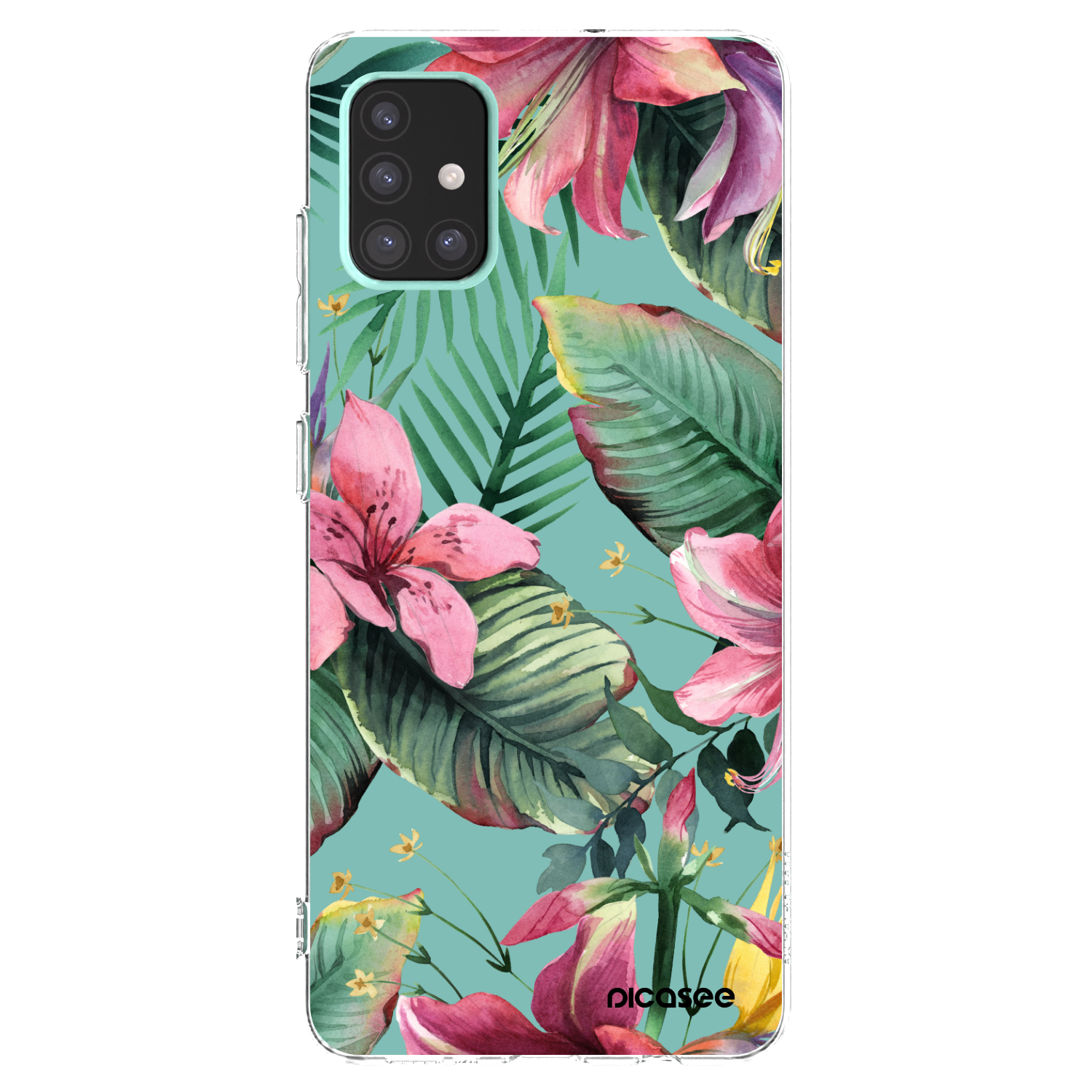 Picasee Samsung Galaxy A51 A515F Hülle - Transparentes Silikon - Hawaii