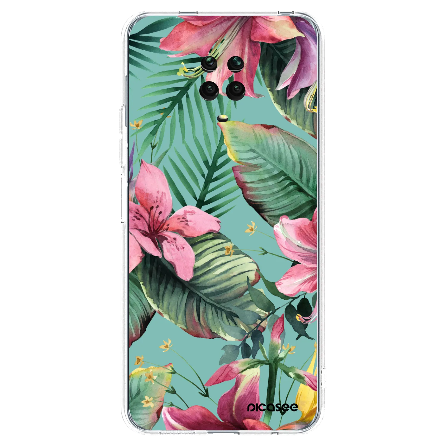 Picasee Xiaomi Redmi Note 9S Hülle - Transparentes Silikon - Hawaii