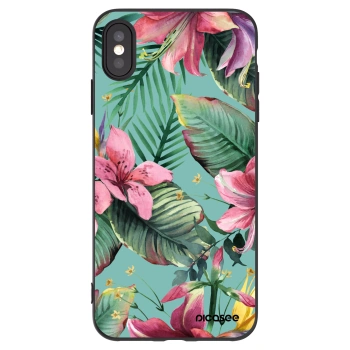 Picasee Apple iPhone XS Max Hülle - Schwarzes Silikon - Hawaii