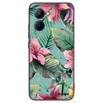 Picasee Realme C33 (2023) Hülle - Schwarzes Silikon - Hawaii