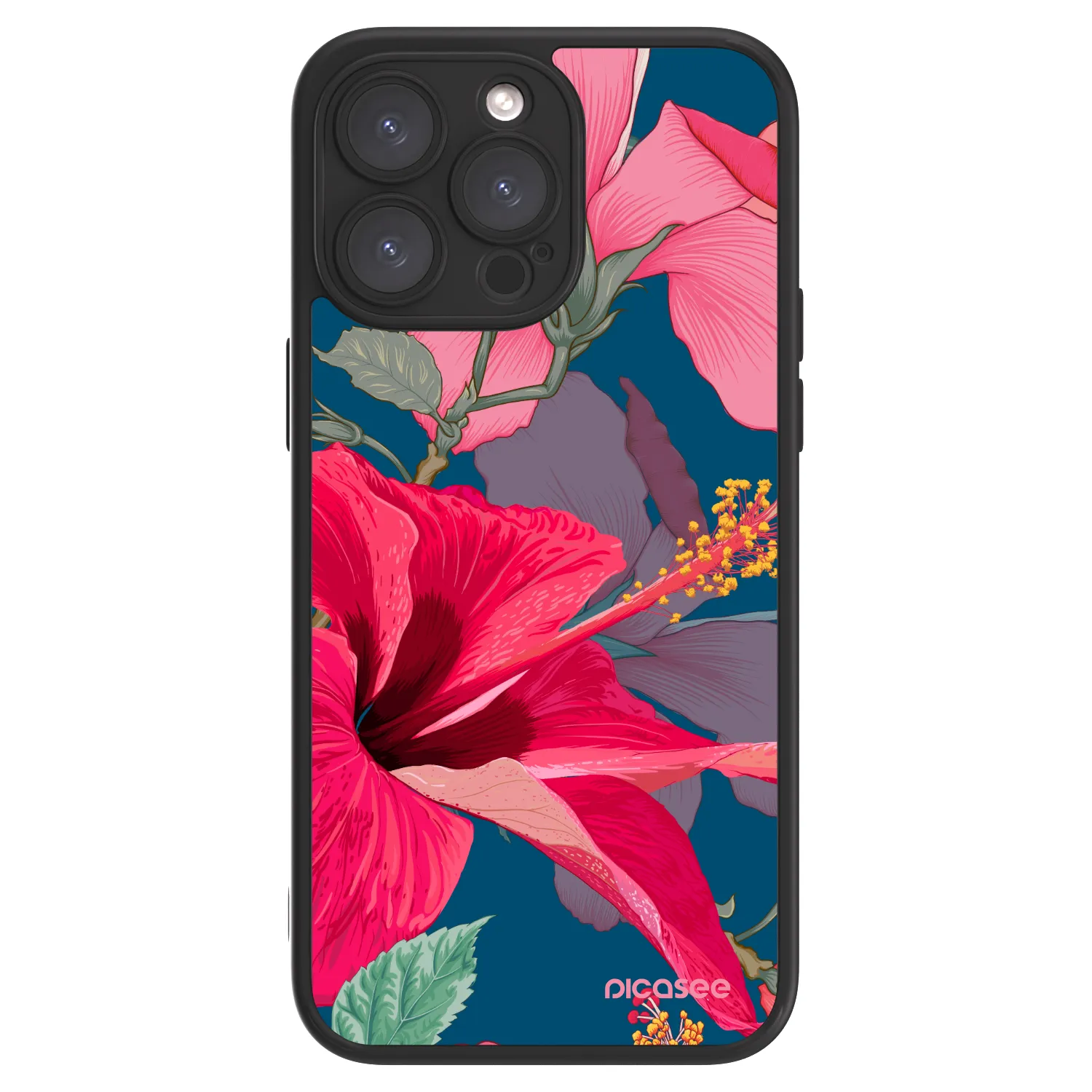 Picasee ULTIMATE CASE MagSafe für Apple iPhone 15 Pro Max - Hibiscus