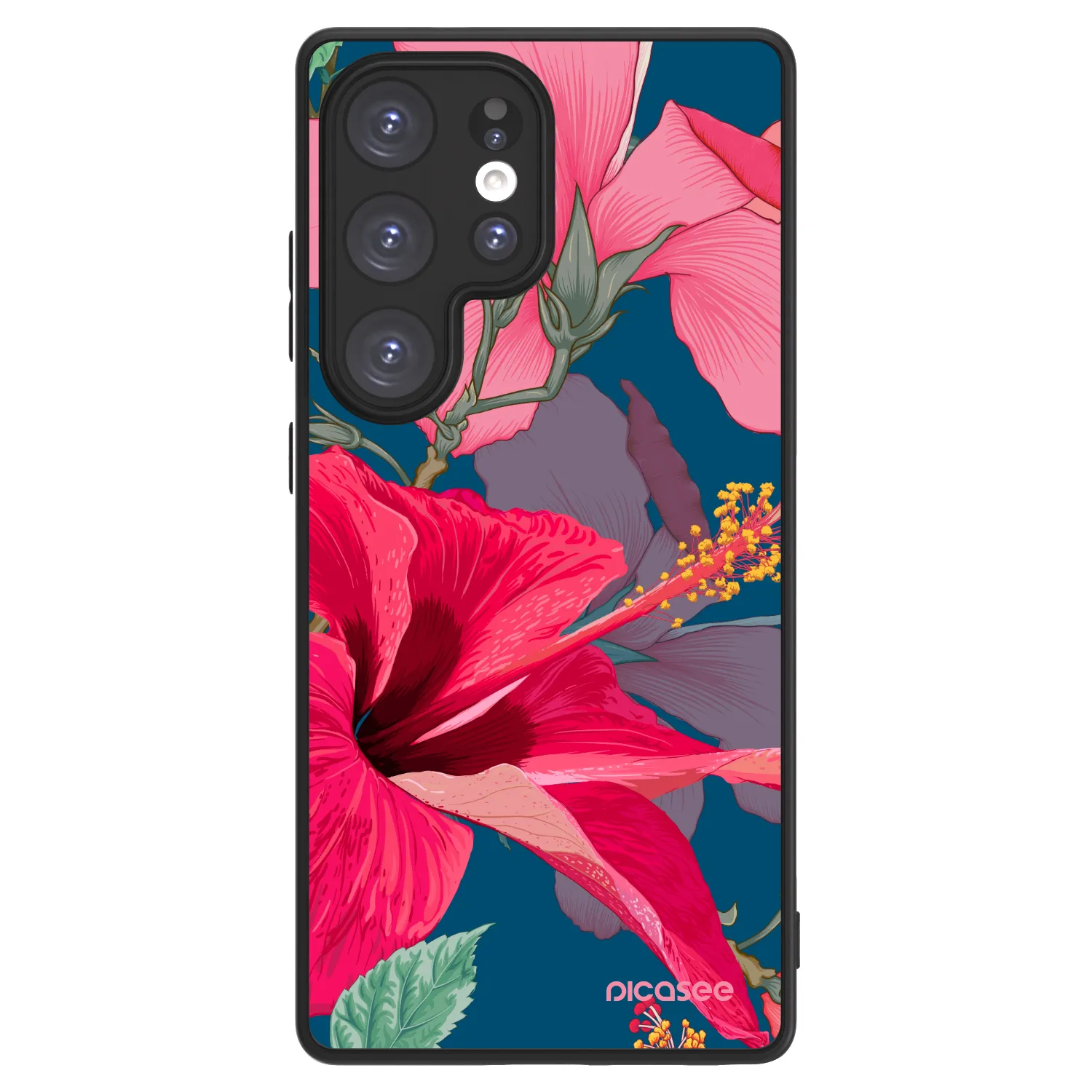 Picasee ULTIMATE CASE PowerShare für Samsung Galaxy S25 Ultra 5G - Hibiscus