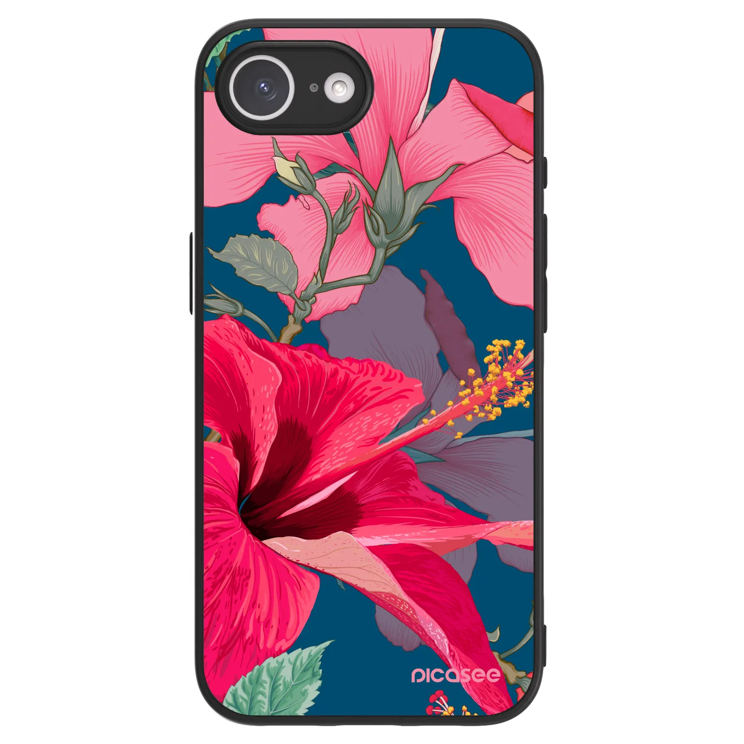 Picasee ULTIMATE CASE MagSafe für Apple iPhone 16e - Hibiscus