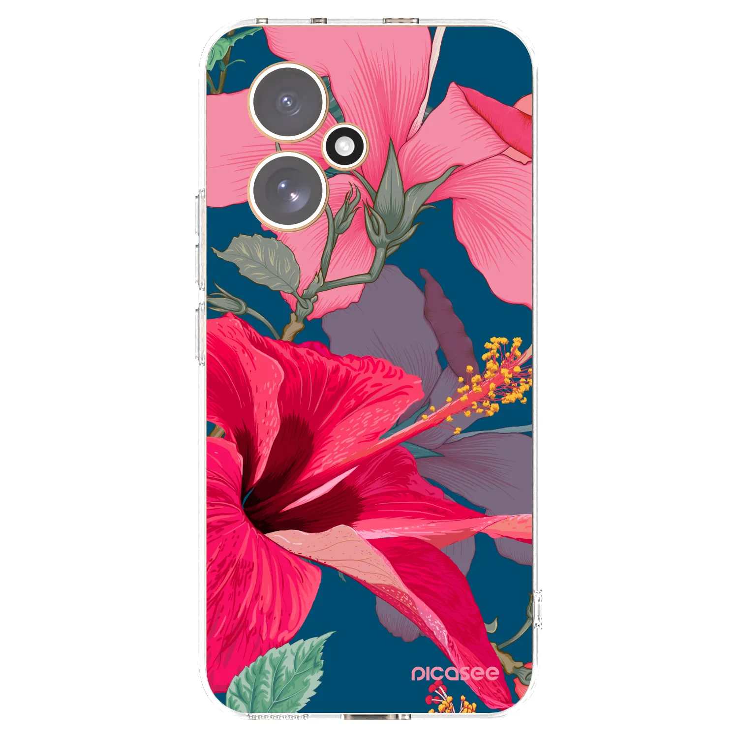 Picasee Honor 400 5G Hülle - Transparentes Silikon - Hibiscus