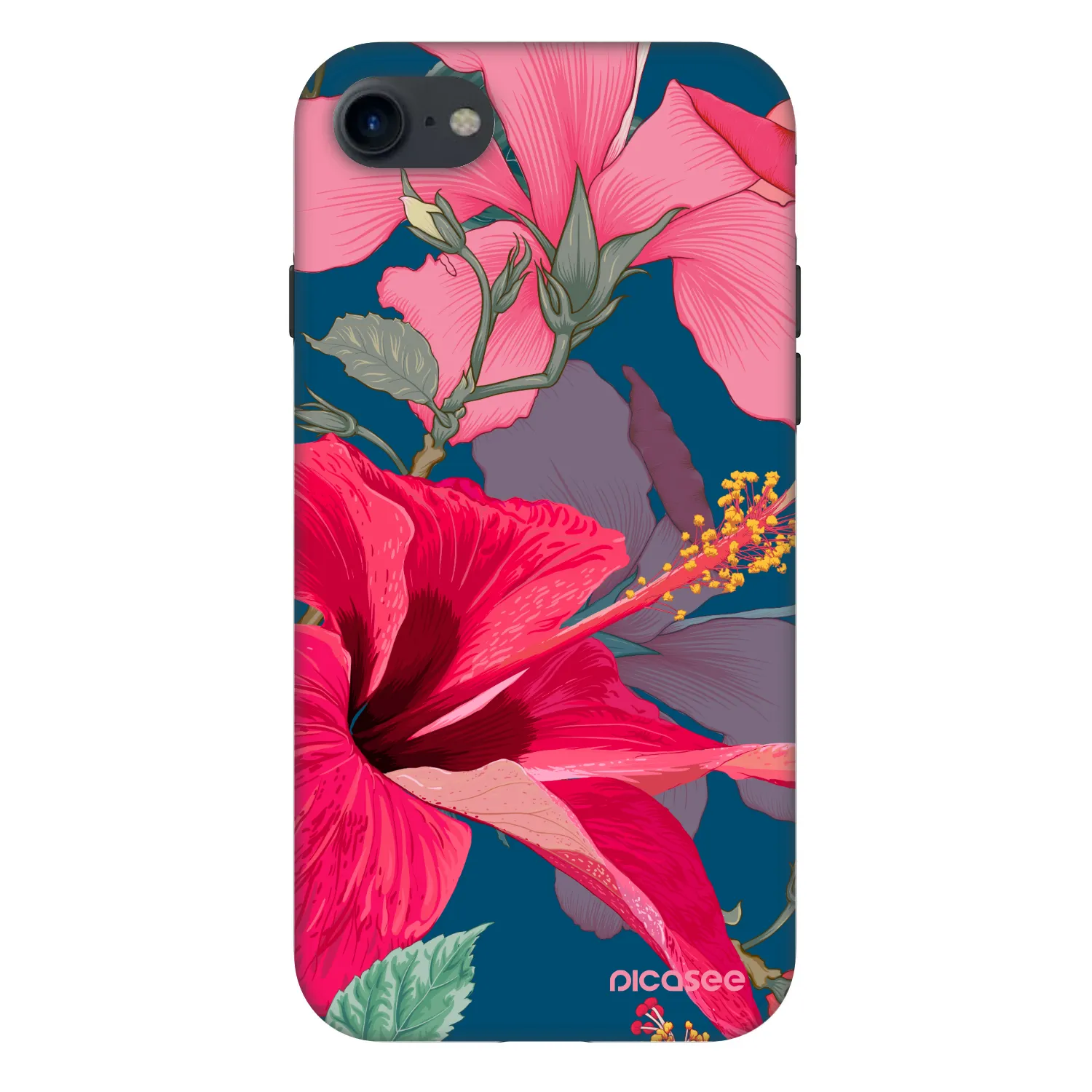 Picasee Fashion Case für Apple iPhone 7 - Hibiscus