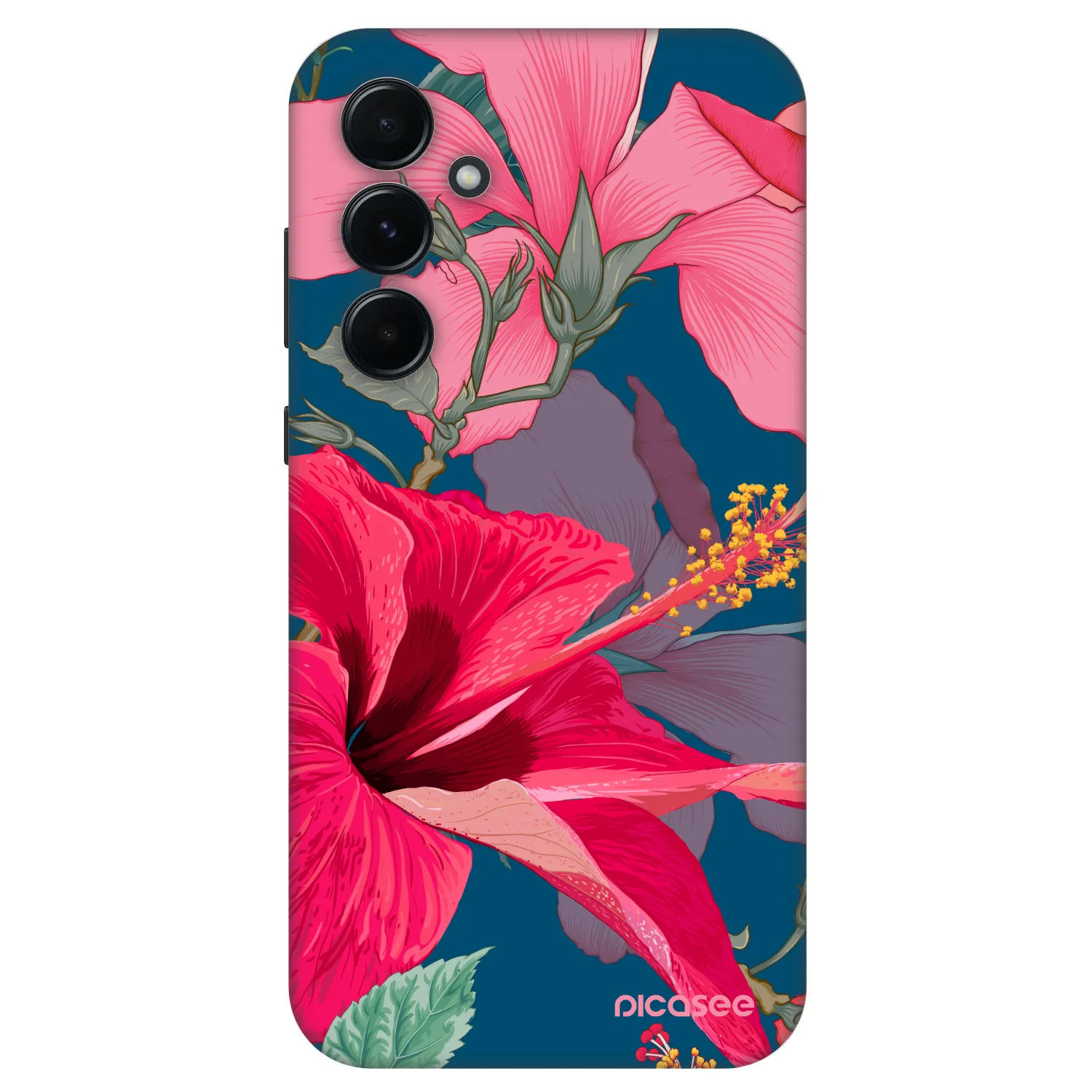 Picasee Fashion Case für Samsung Galaxy A55 5G A556B - Hibiscus