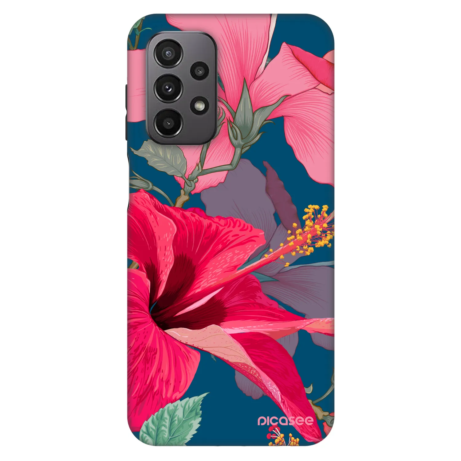 Picasee Fashion Case für Samsung Galaxy A23 A235F 4G - Hibiscus