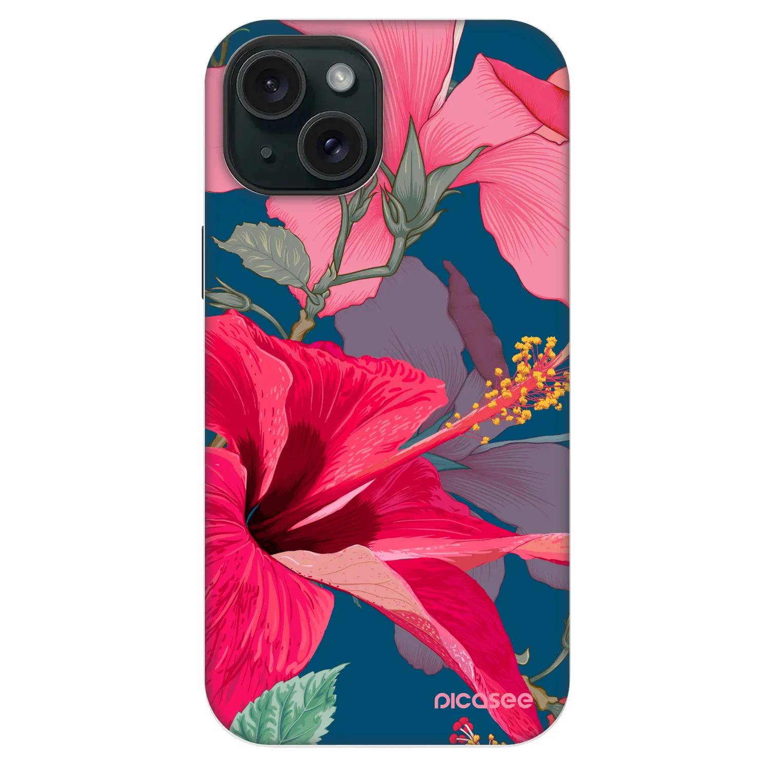 Picasee Fashion Case MagSafe für Apple iPhone 14 - Hibiscus