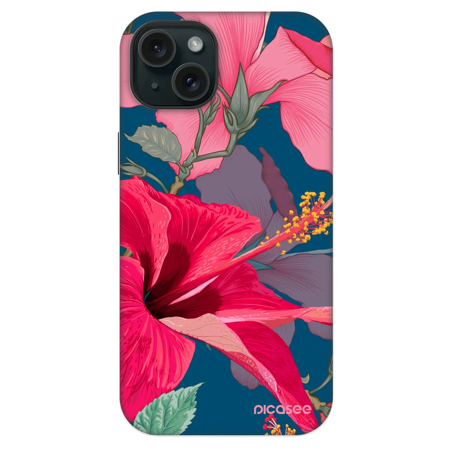 Picasee Fashion Case MagSafe für Apple iPhone 14 Plus - Hibiscus