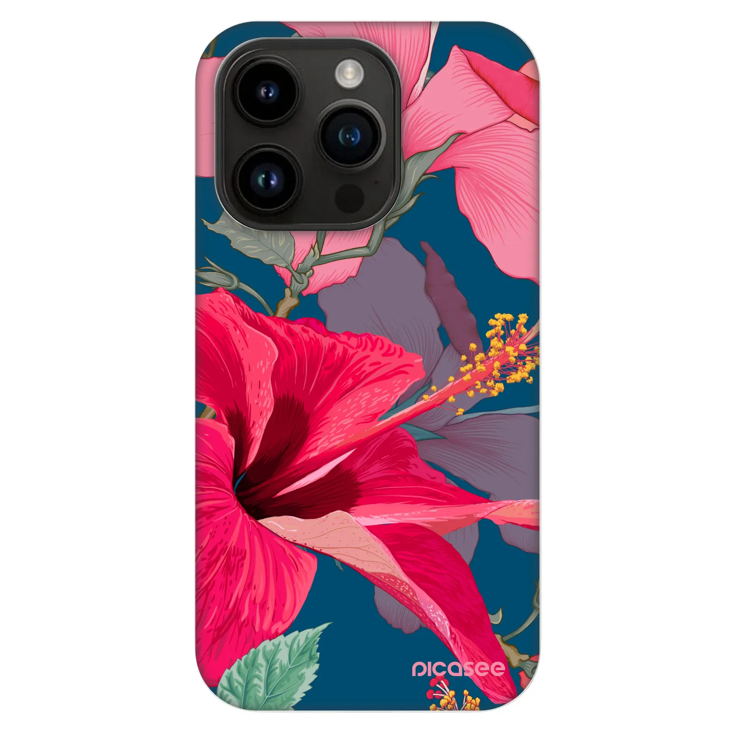 Picasee Fashion Case MagSafe für Apple iPhone 14 Pro - Hibiscus
