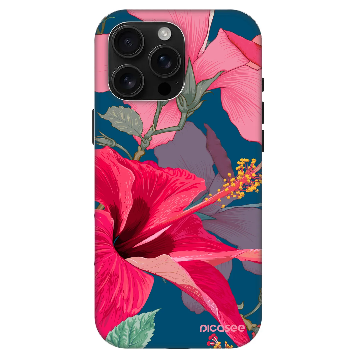 Picasee Fashion Case MagSafe für Apple iPhone 16 Pro Max - Hibiscus