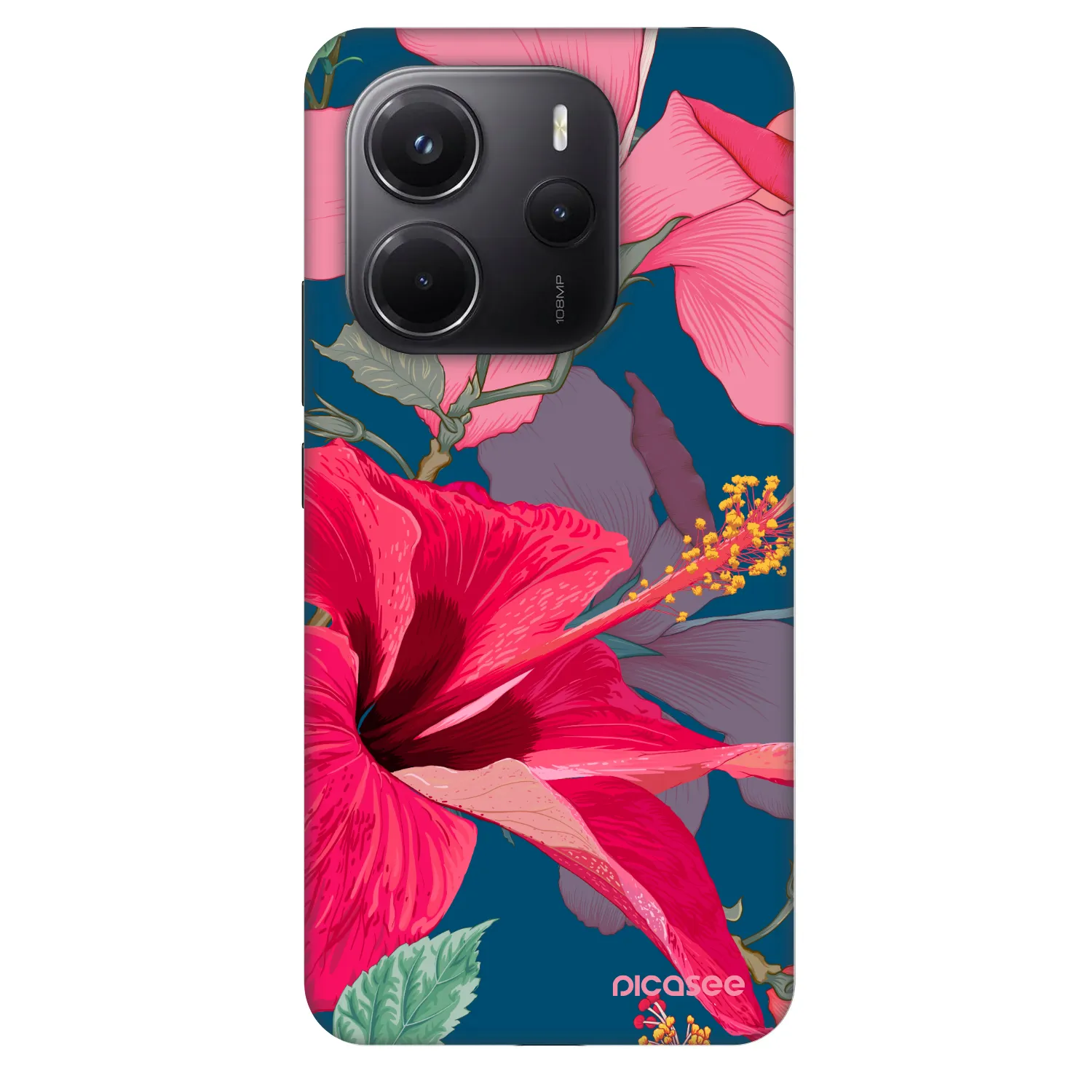 Picasee Fashion Case für Xiaomi Redmi Note 14 4G - Hibiscus