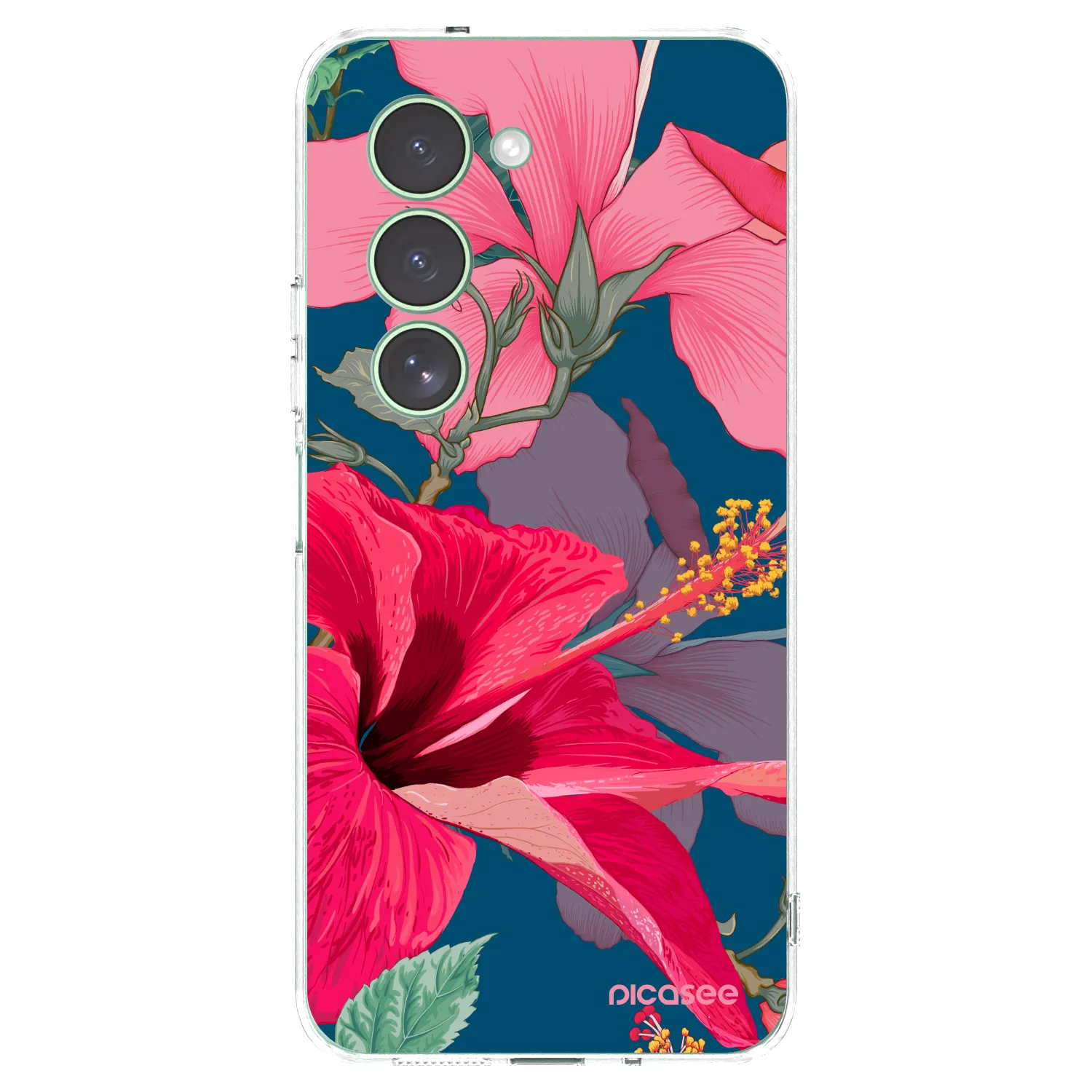 Picasee Xiaomi Redmi 15 5G Hülle - Transparentes Silikon - Hibiscus