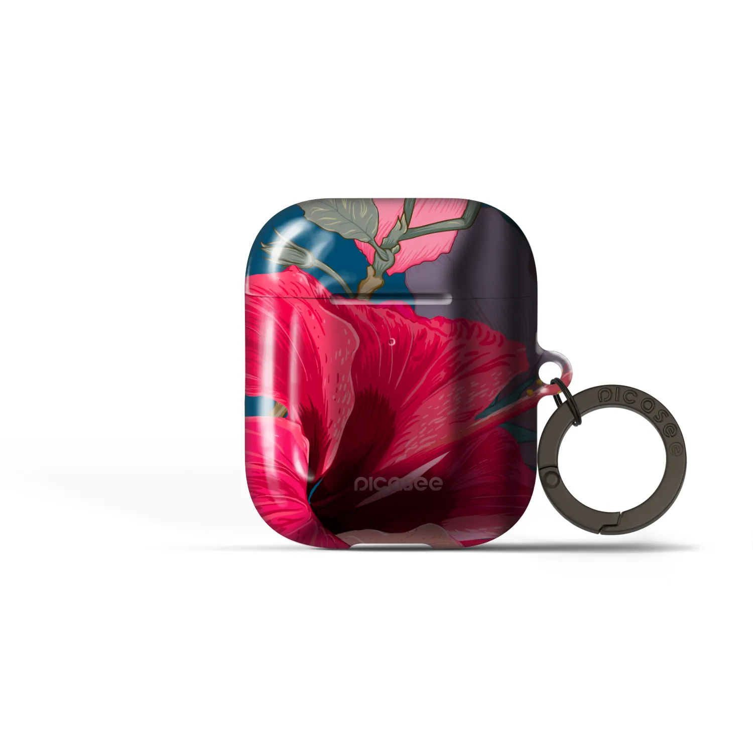 Picasee Obal pro Apple AirPods 1 - Hibiscus
