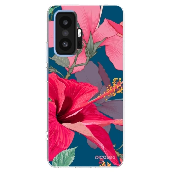 Picasee Xiaomi 11T Hülle - Transparentes Silikon - Hibiscus