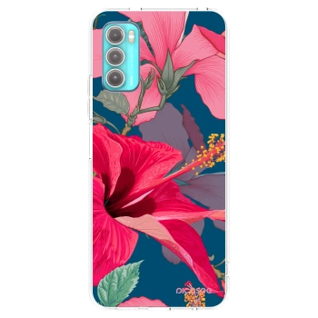 Picasee Motorola Moto G60 Hülle - Transparentes Silikon - Hibiscus