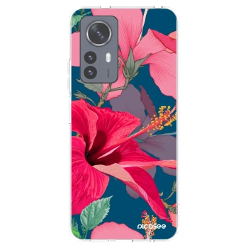 Picasee Xiaomi 12 Pro Hülle - Transparentes Silikon - Hibiscus