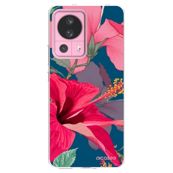 Picasee Xiaomi 13 Lite Hülle - Transparentes Silikon - Hibiscus