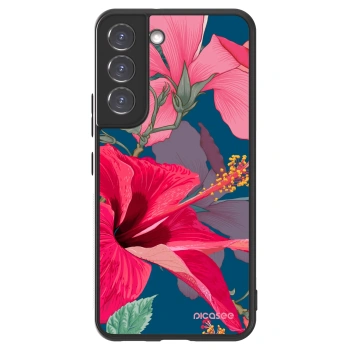 Picasee ULTIMATE CASE PowerShare für Samsung Galaxy S22 5G - Hibiscus