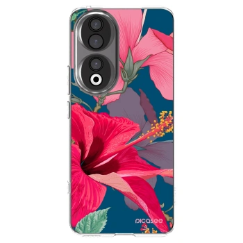 Picasee Honor 90 5G Hülle - Transparentes Silikon - Hibiscus