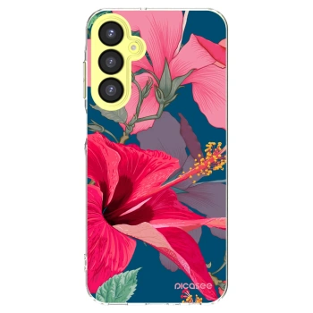 Picasee Samsung Galaxy A25 A256B 5G Hülle - Transparentes Silikon - Hibiscus