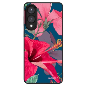 Picasee ULTIMATE CASE PowerShare für Samsung Galaxy S25 Edge 5G - Hibiscus