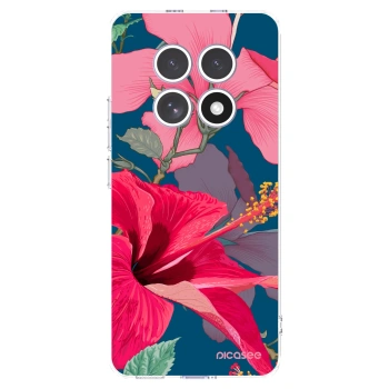 Picasee Xiaomi Redmi Note 15 Hülle - Transparentes Silikon - Hibiscus