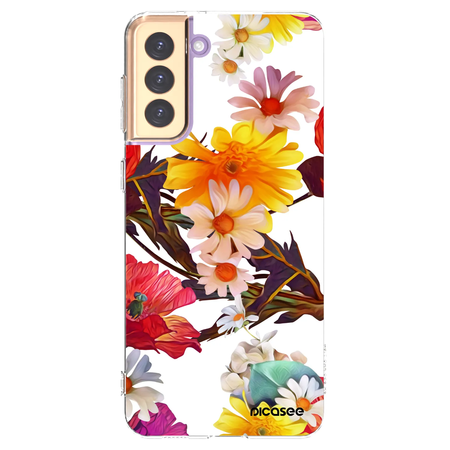 Picasee Samsung Galaxy S21+ 5G G996F Hülle - Transparentes Silikon - Meadow