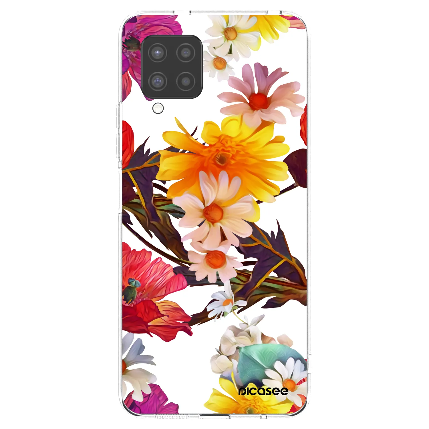 Picasee Samsung Galaxy A42 A426B Hülle - Transparentes Silikon - Meadow