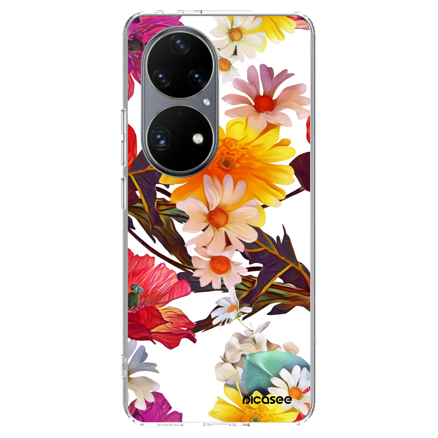 Picasee Huawei P50 Hülle - Transparentes Silikon - Meadow