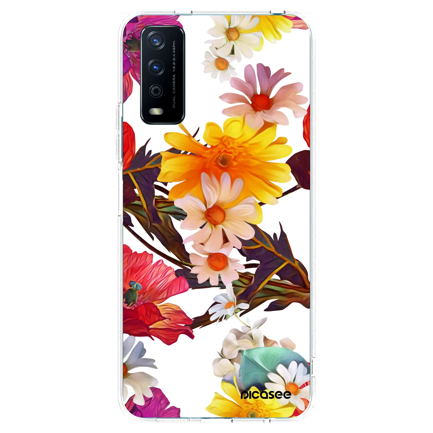 Picasee Vivo Y11s Hülle - Transparentes Silikon - Meadow