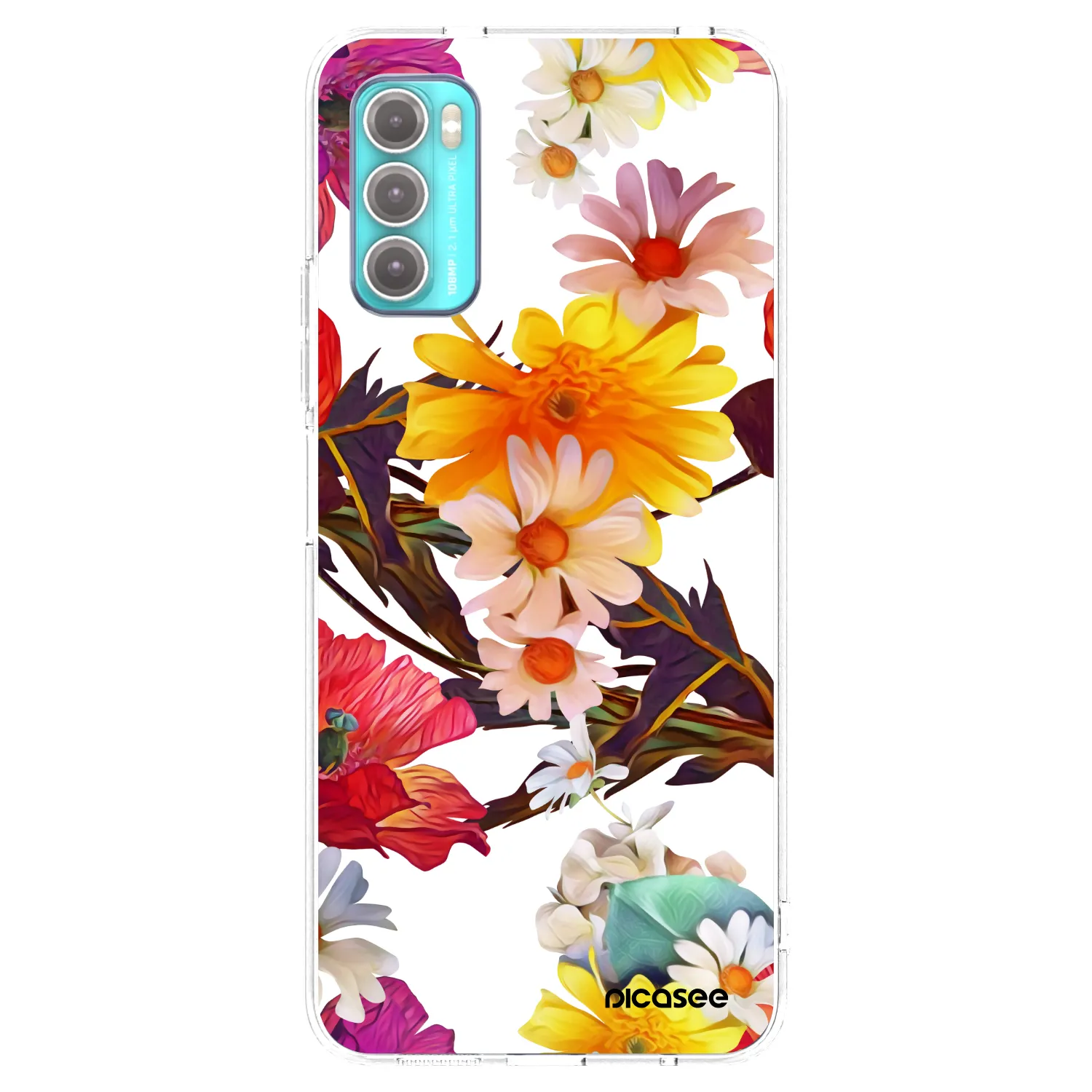Picasee Motorola Moto G60 Hülle - Transparentes Silikon - Meadow
