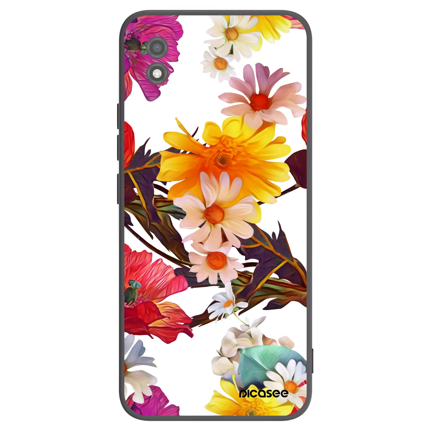 Picasee Realme C11 (2021) Hülle - Schwarzes Silikon - Meadow