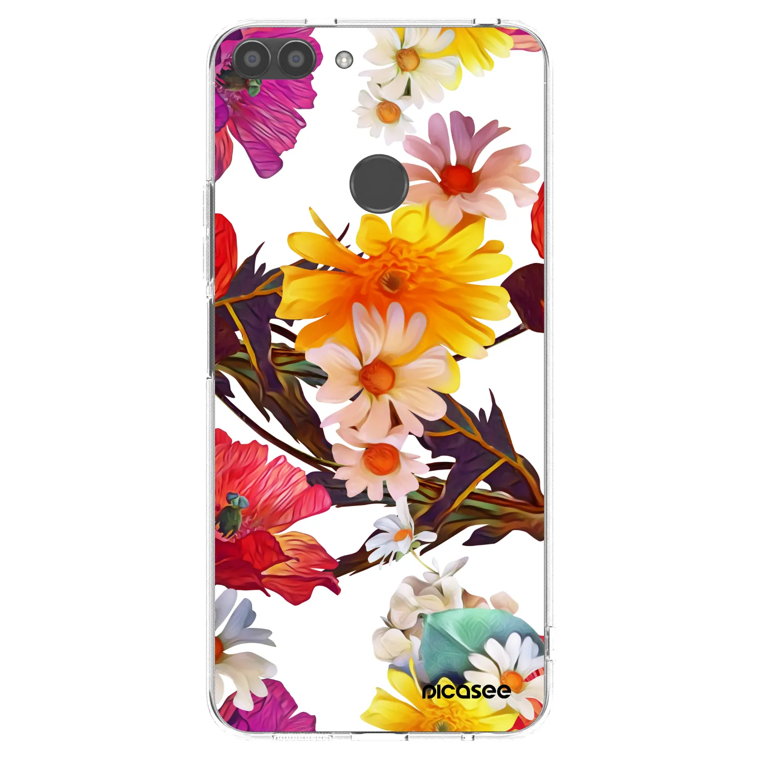 Picasee Huawei P Smart Hülle - Transparentes Silikon - Meadow
