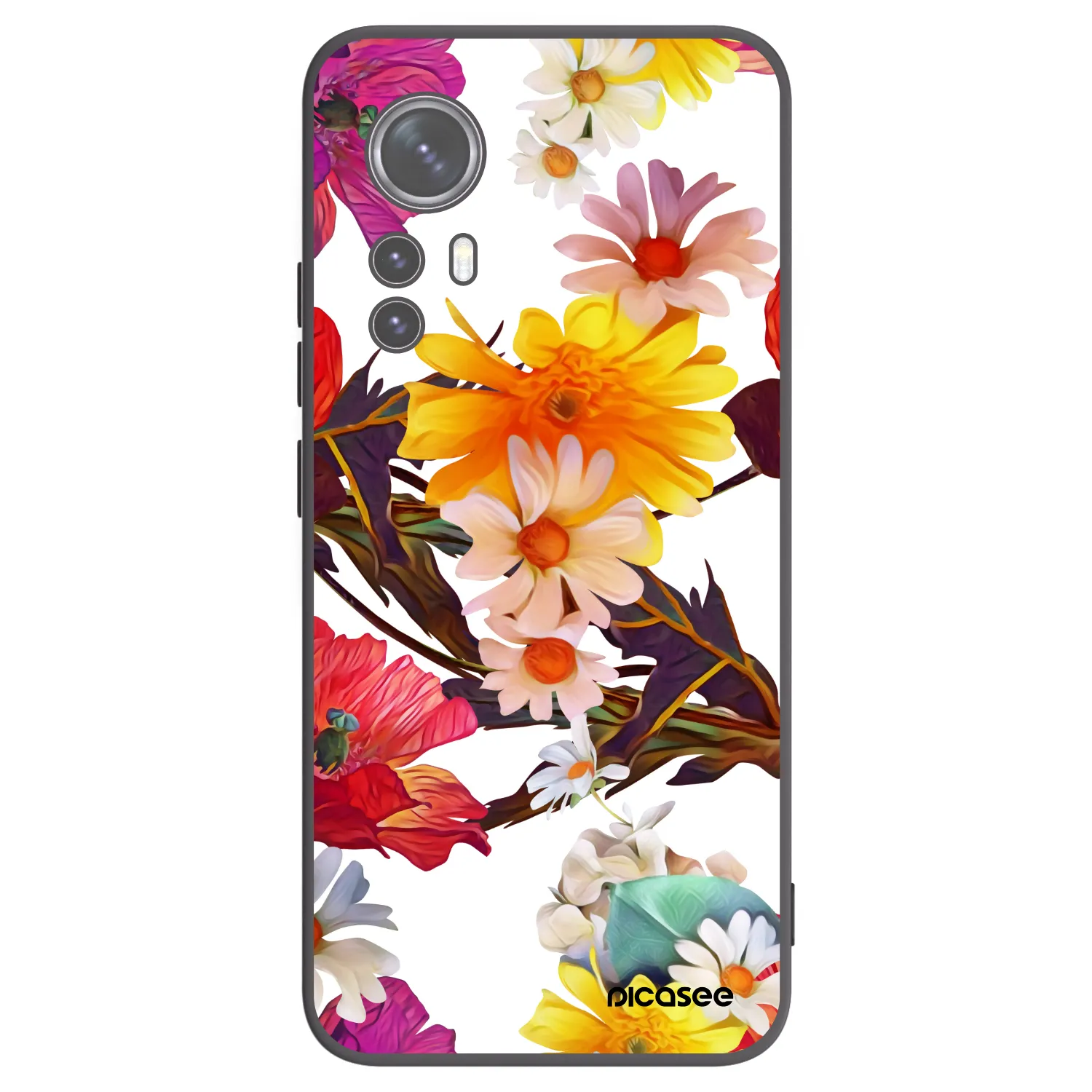 Picasee Xiaomi 12X Hülle - Schwarzes Silikon - Meadow