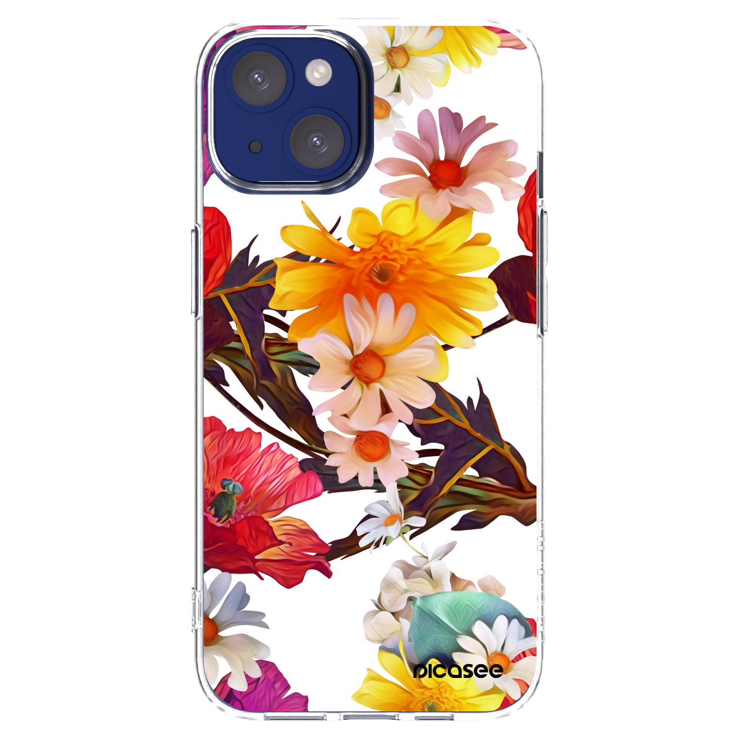 Picasee Apple iPhone 14 Hülle - Transparentes Silikon - Meadow