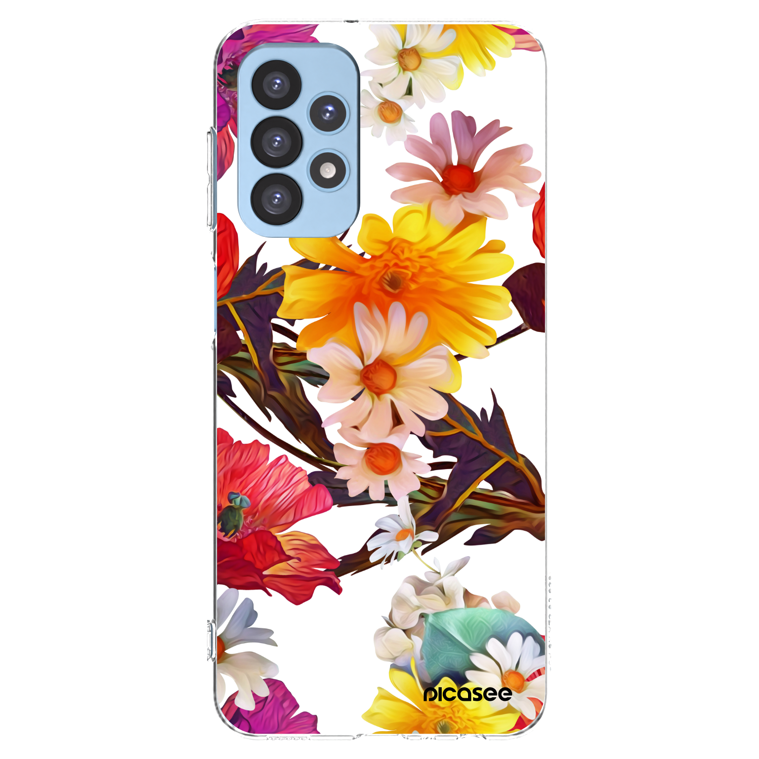 Picasee Samsung Galaxy A23 A235F 4G Hülle - Transparentes Silikon - Meadow