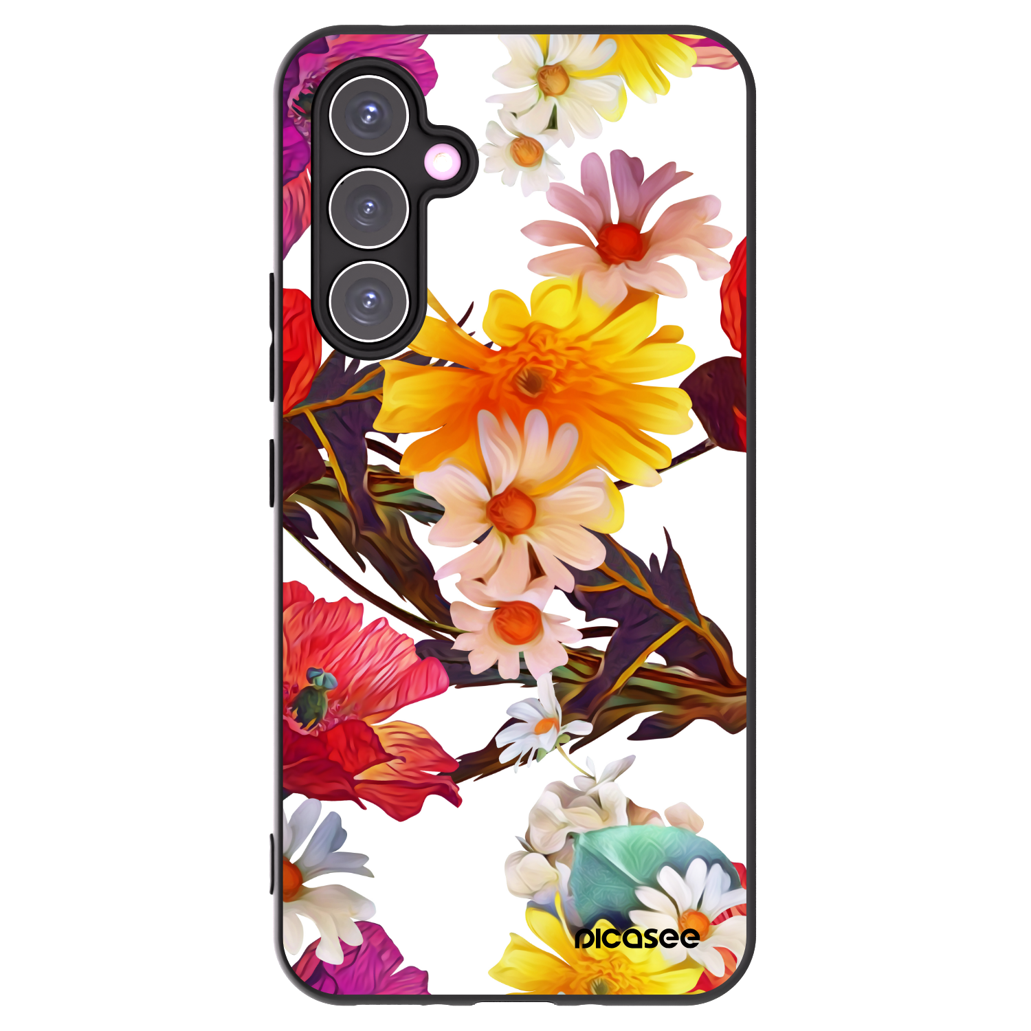 Picasee Samsung Galaxy A54 5G A546B Hülle - Schwarzes Silikon - Meadow