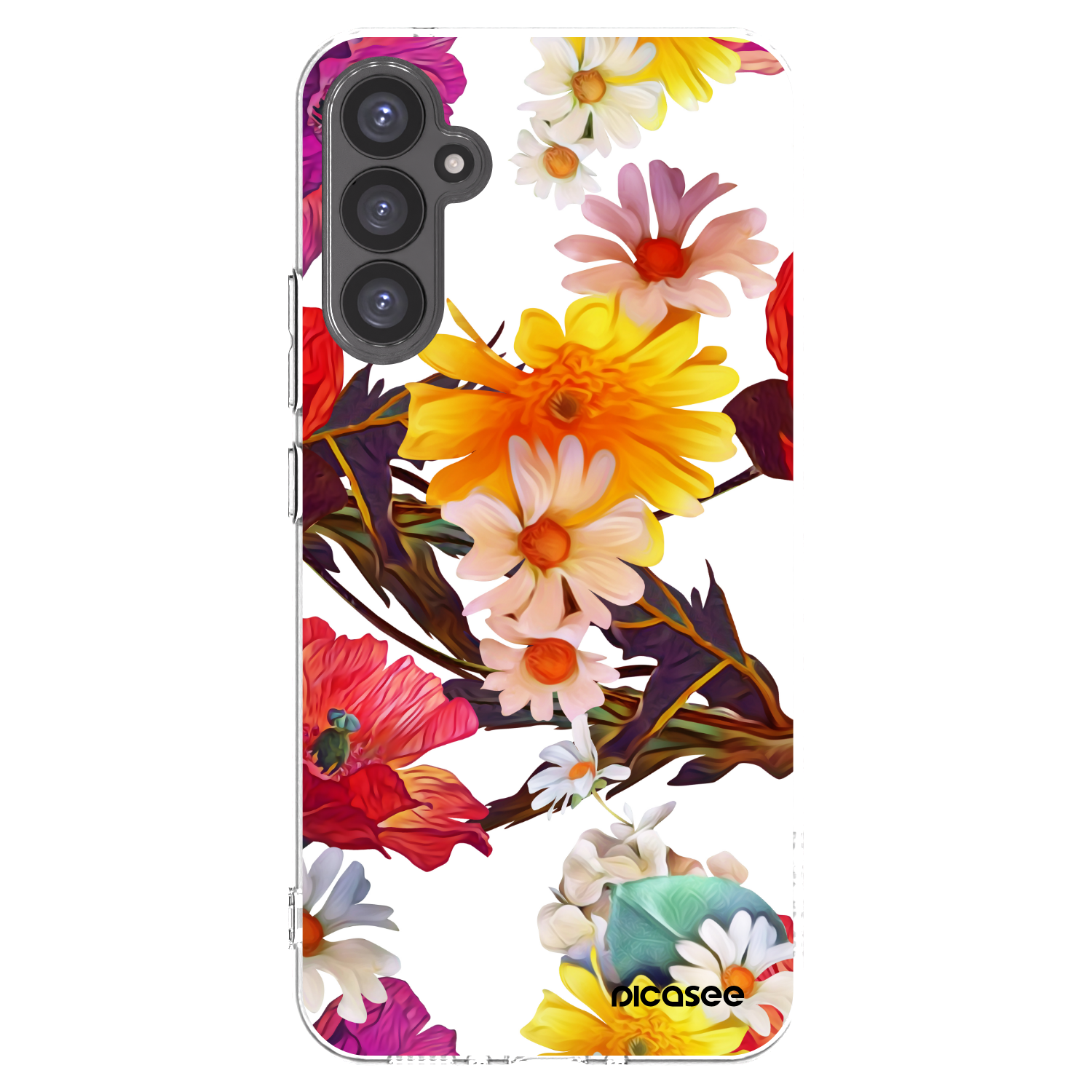 Picasee Samsung Galaxy A34 5G A346B Hülle - Transparentes Silikon - Meadow