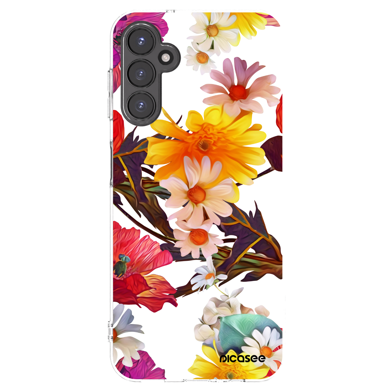 Picasee Samsung Galaxy A14 5G A146P Hülle - Transparentes Silikon - Meadow