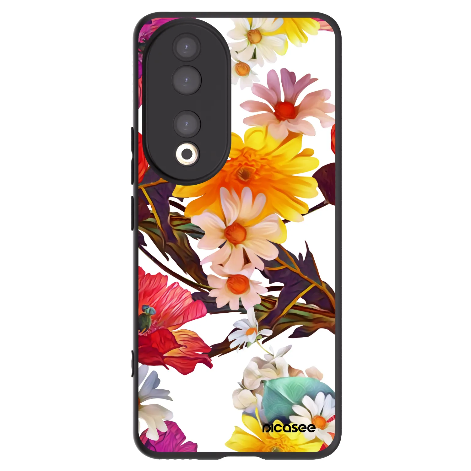 Picasee Honor 90 5G Hülle - Schwarzes Silikon - Meadow