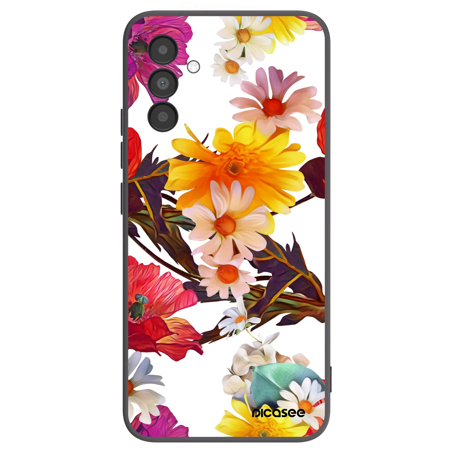 Picasee Samsung Galaxy A04s A047F Hülle - Schwarzes Silikon - Meadow