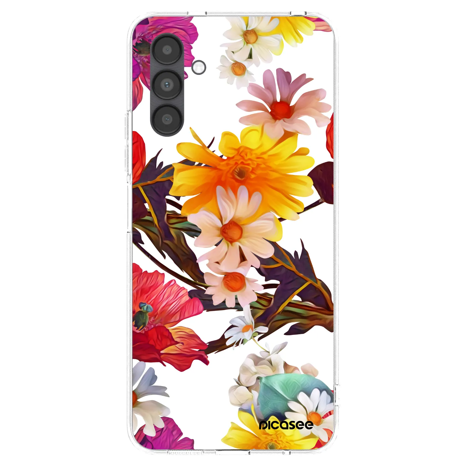 Picasee Samsung Galaxy A04s A047F Hülle - Transparentes Silikon - Meadow