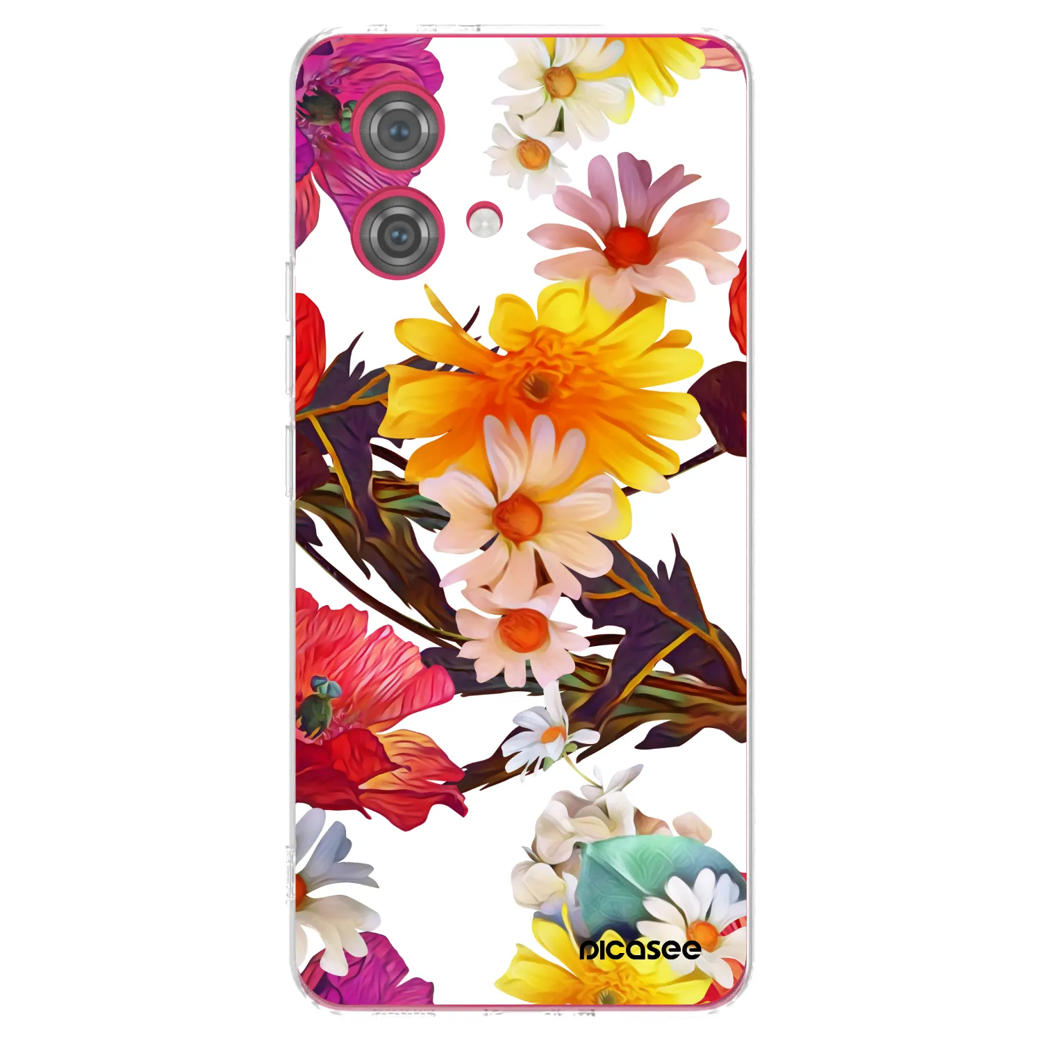 Picasee Motorola Moto G84 5G Hülle - Transparentes Silikon - Meadow