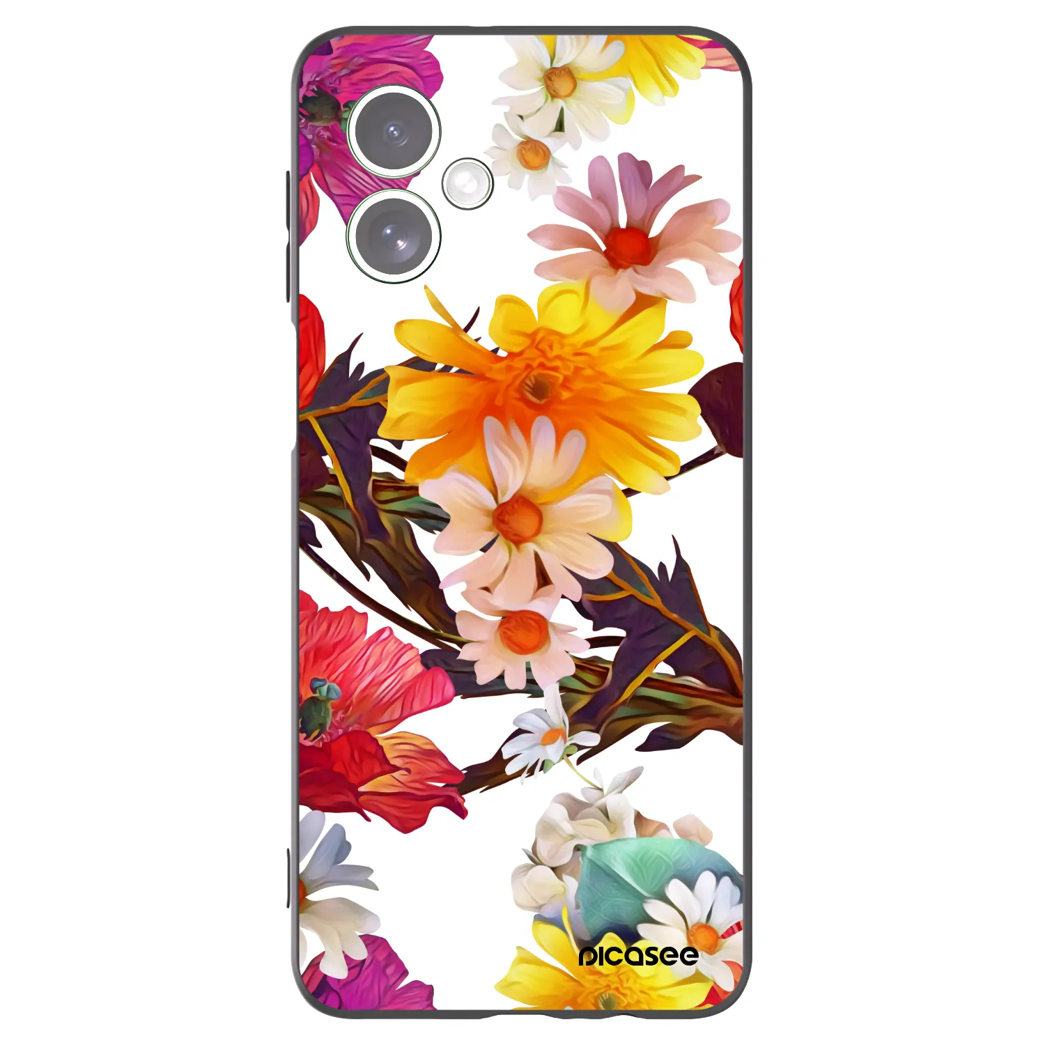 Picasee Motorola Moto G54 5G Hülle - Schwarzes Silikon - Meadow