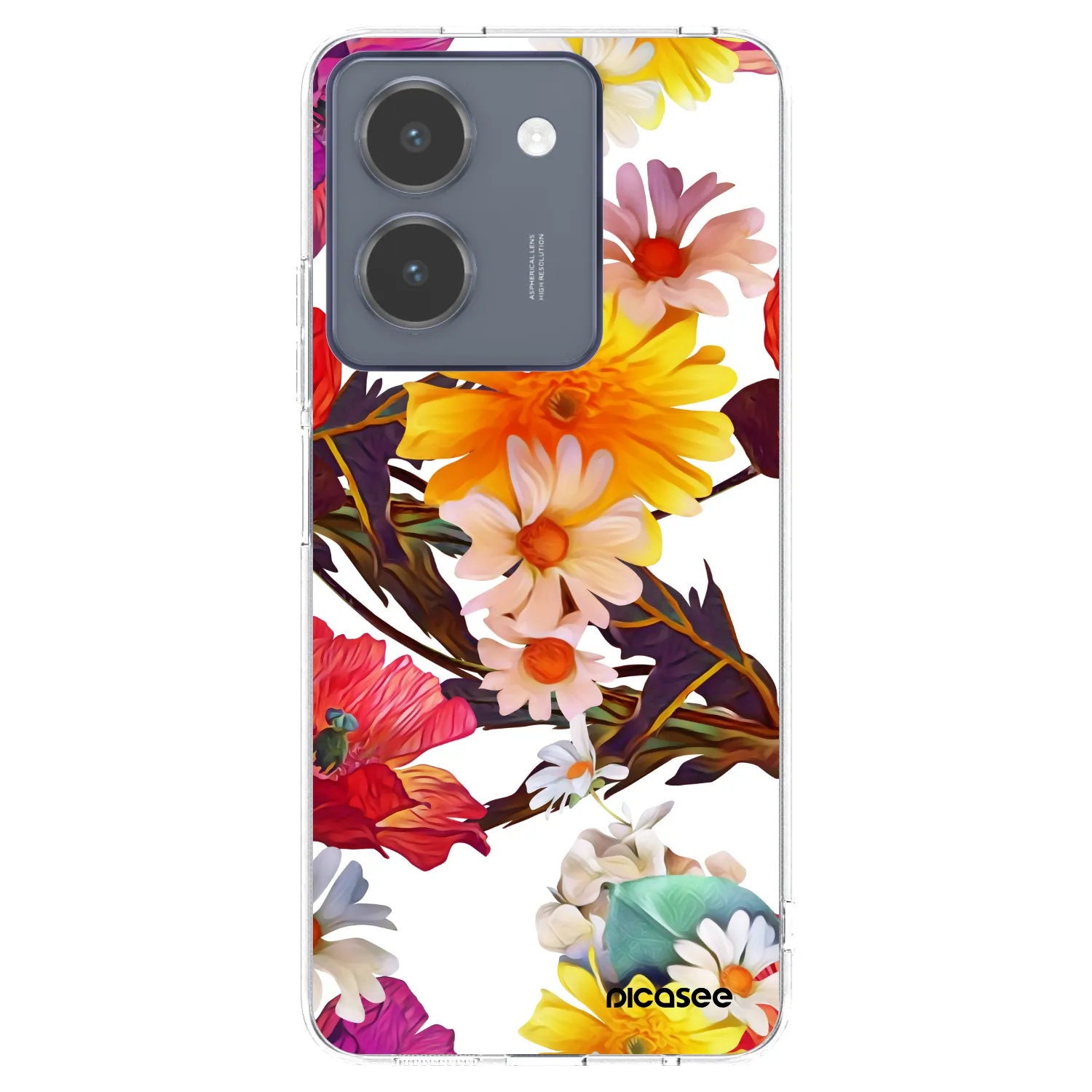 Picasee Vivo Y36 4G Hülle - Transparentes Silikon - Meadow